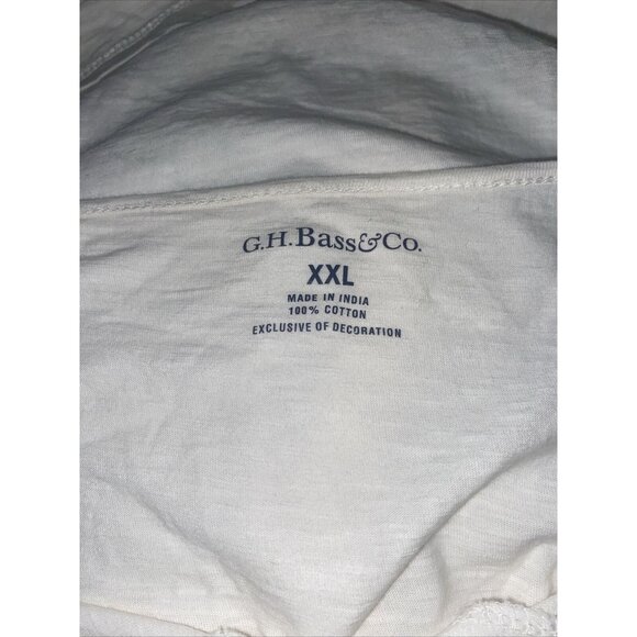 GH Bass & Co. Women's V-Neck, Short Sleeve Shirt/Top Size XXL Blouse Lightweight - Picture 11 of 11